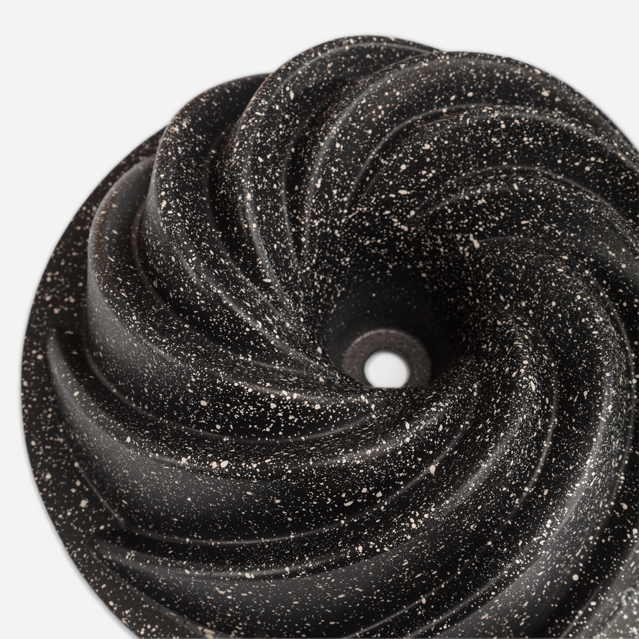 Rüzgar Gülü - Granit Döküm Kek Kalıbı - Siyah - 3